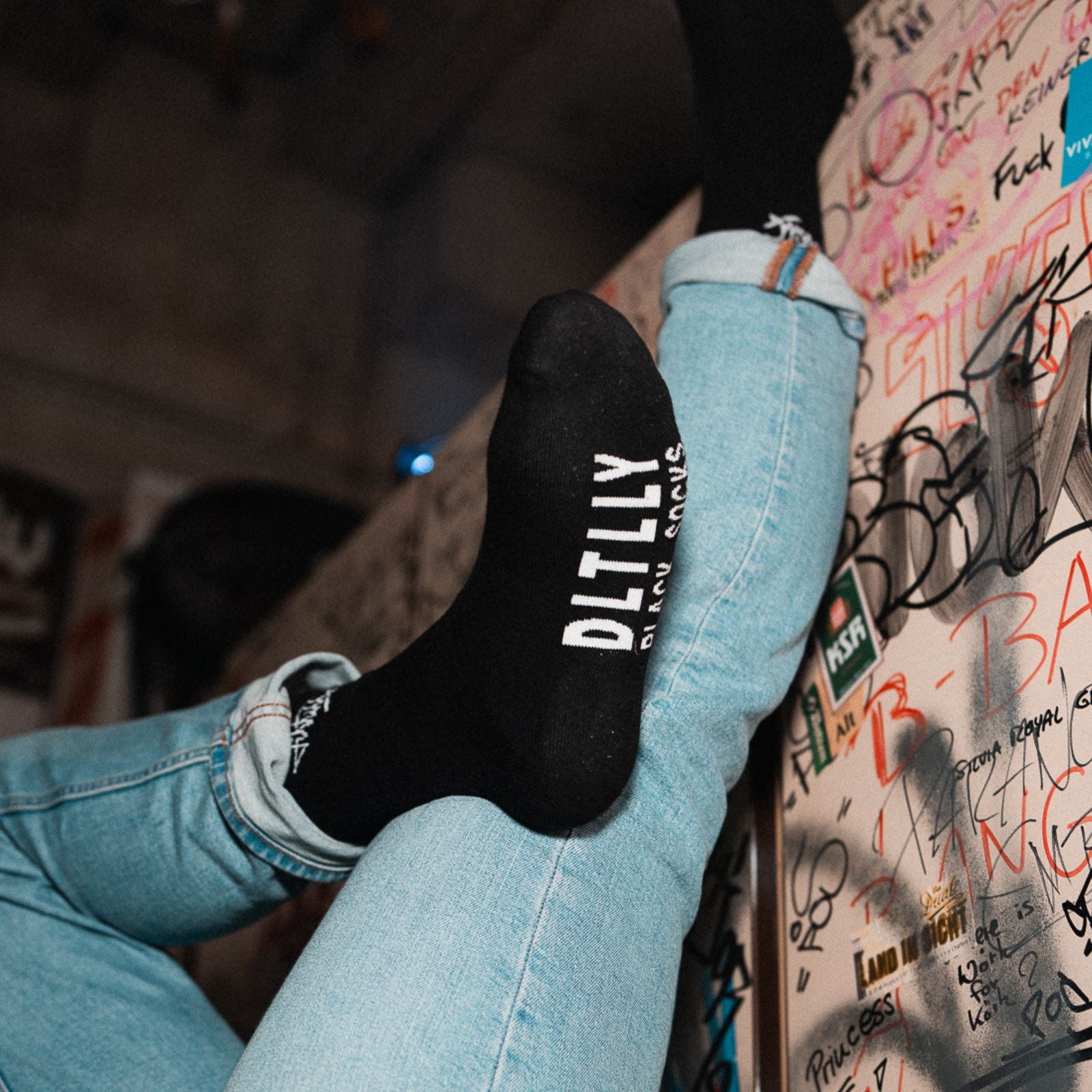 DLTLLY | SOCKS | BLACK
