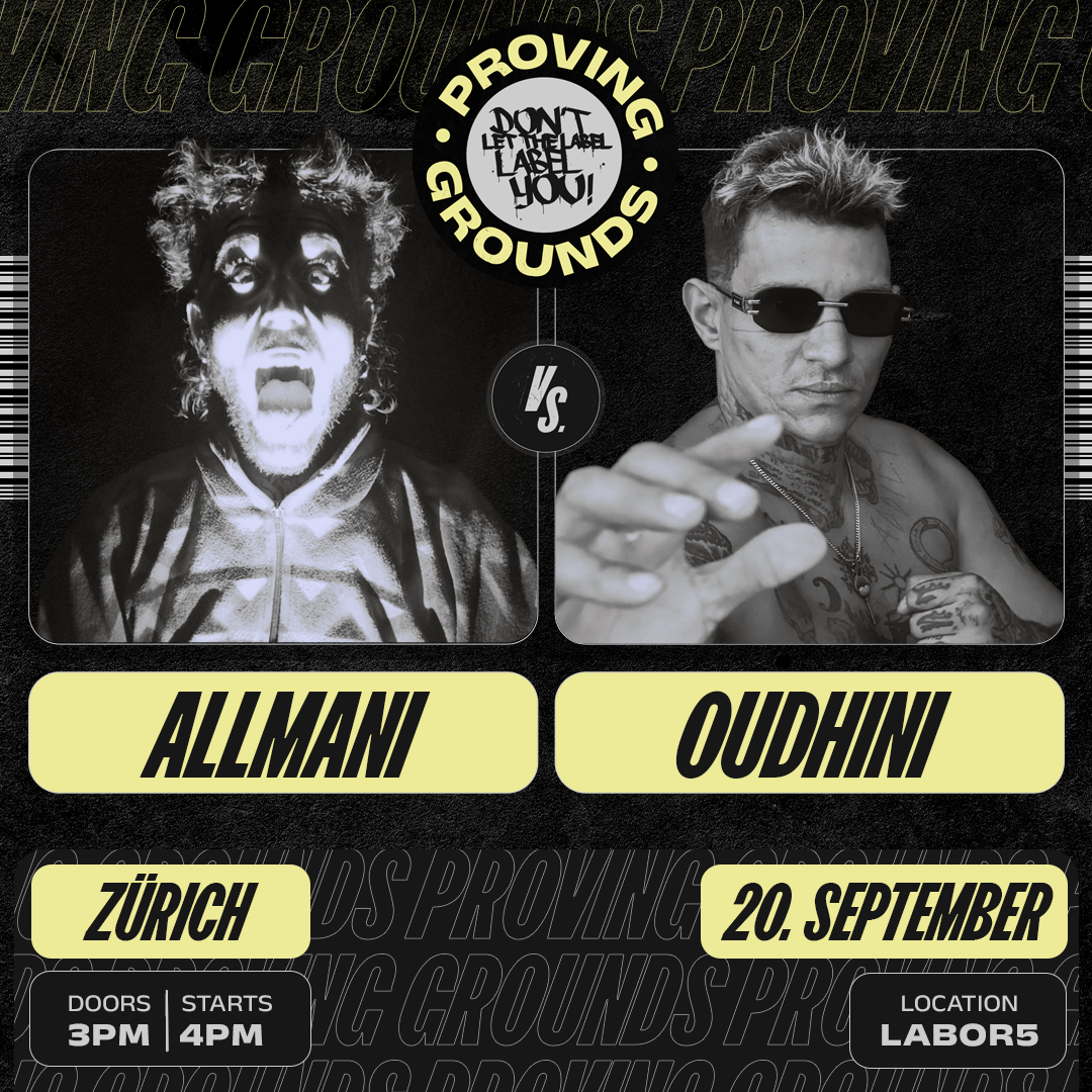 PROVING GROUNDS SCHWEIZ | 20.09. | LABOR5 | ZÜRICH