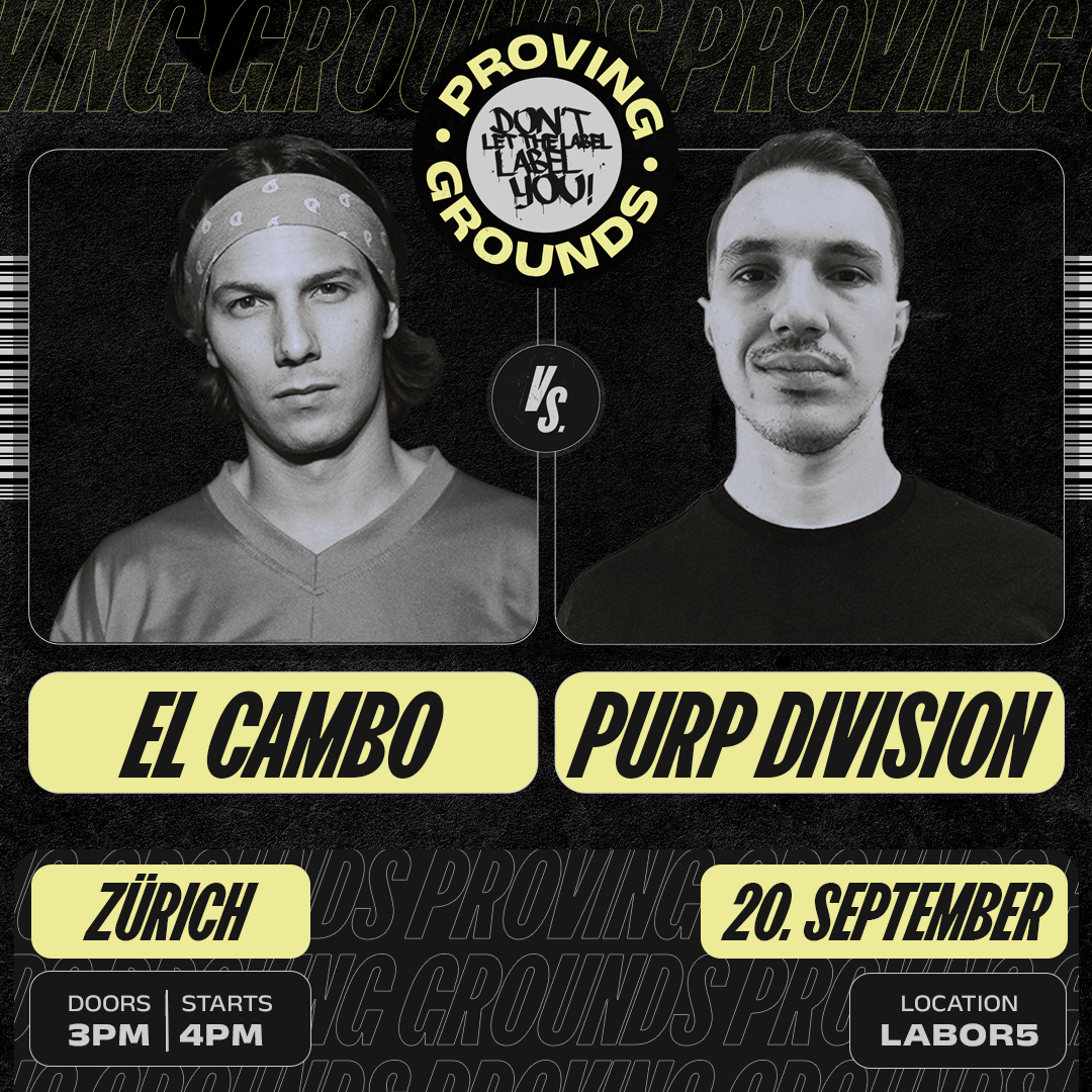 PROVING GROUNDS SCHWEIZ | 20.09. | LABOR5 | ZÜRICH