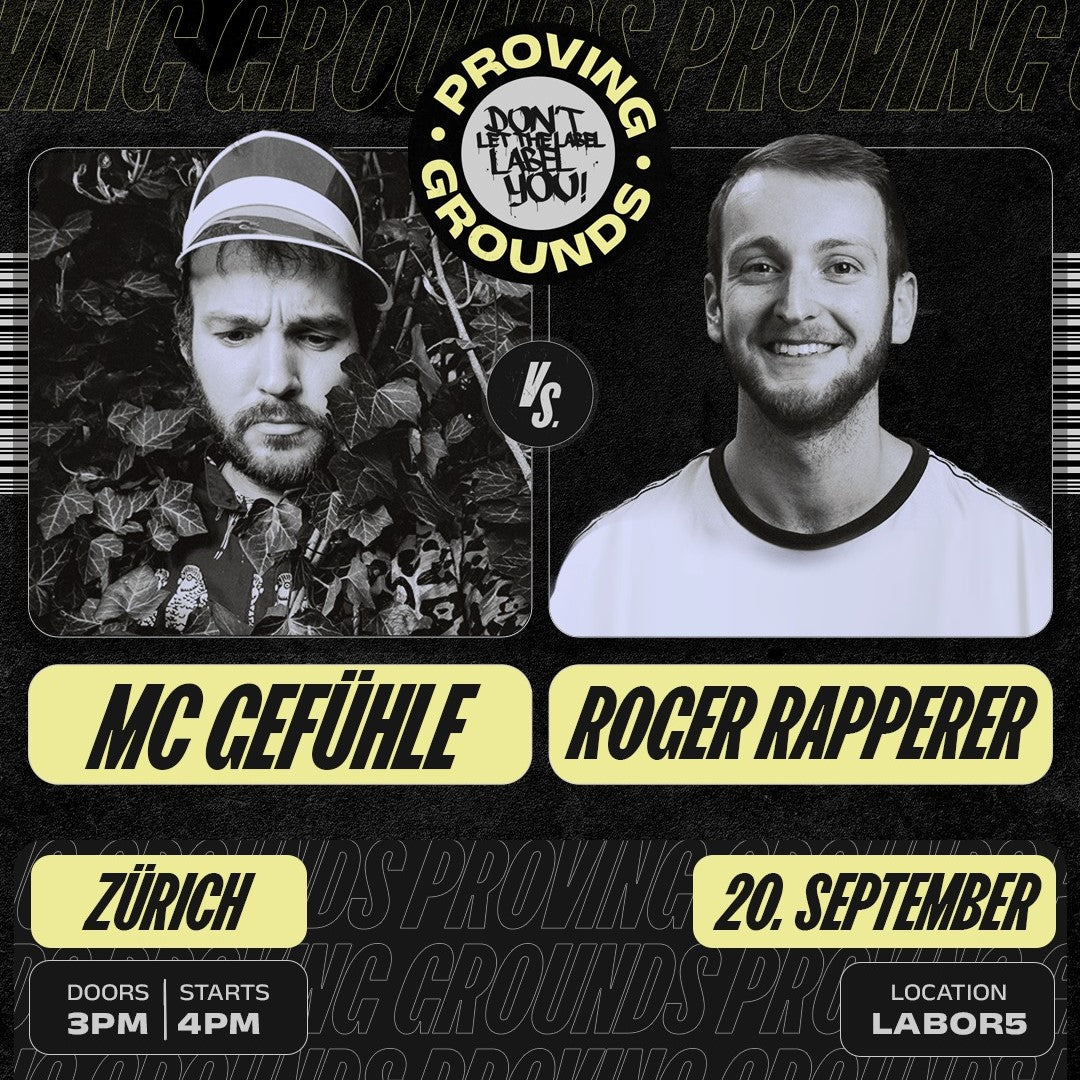 PROVING GROUNDS SCHWEIZ | 20.09. | LABOR5 | ZÜRICH