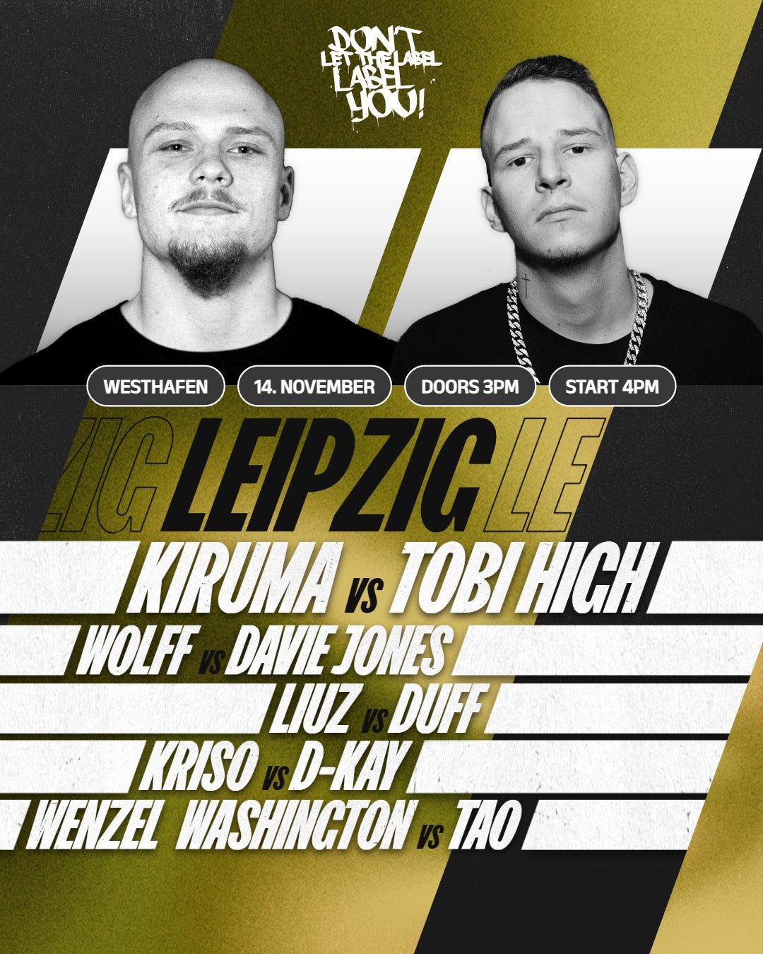 DLTLLY LEIPZIG | 14.11. | WESTHAFEN