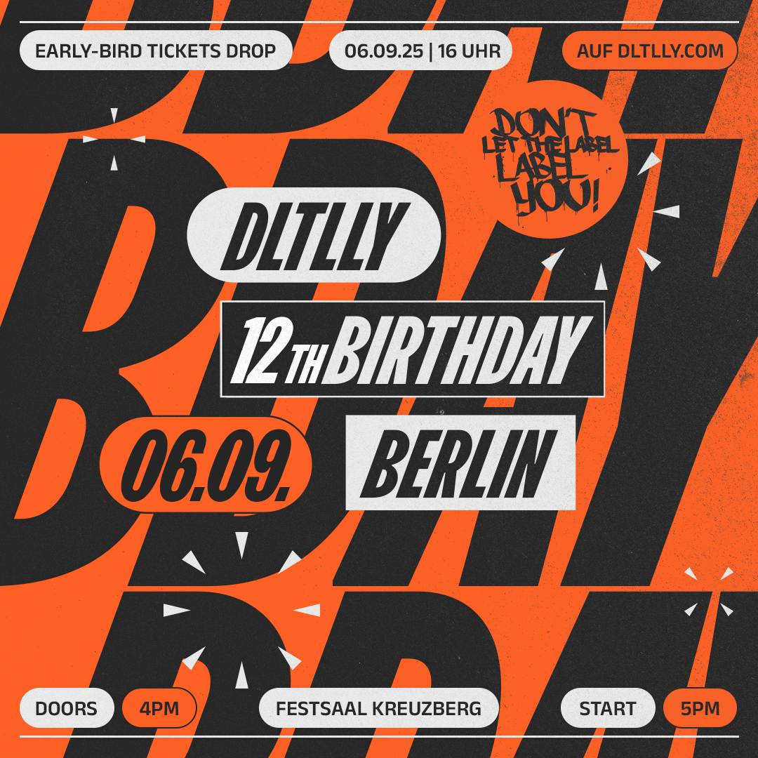 BDAY #12 | 06.09. | FESTSAAL KREUZBERG | BERLIN