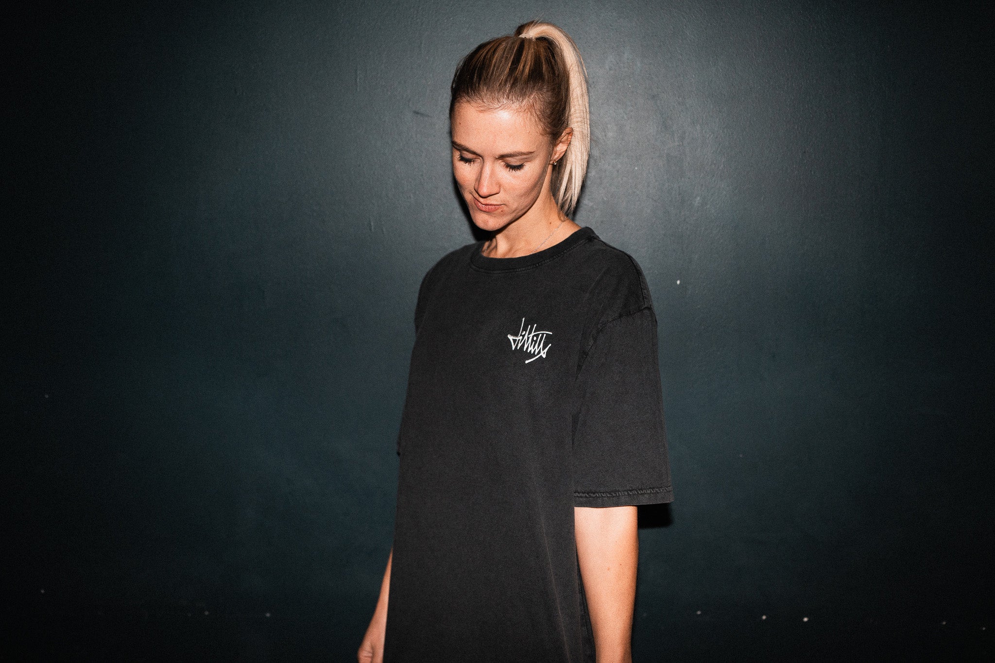 DLTLLY | OVERSIZED SHIRT STICK | FADED BLACK