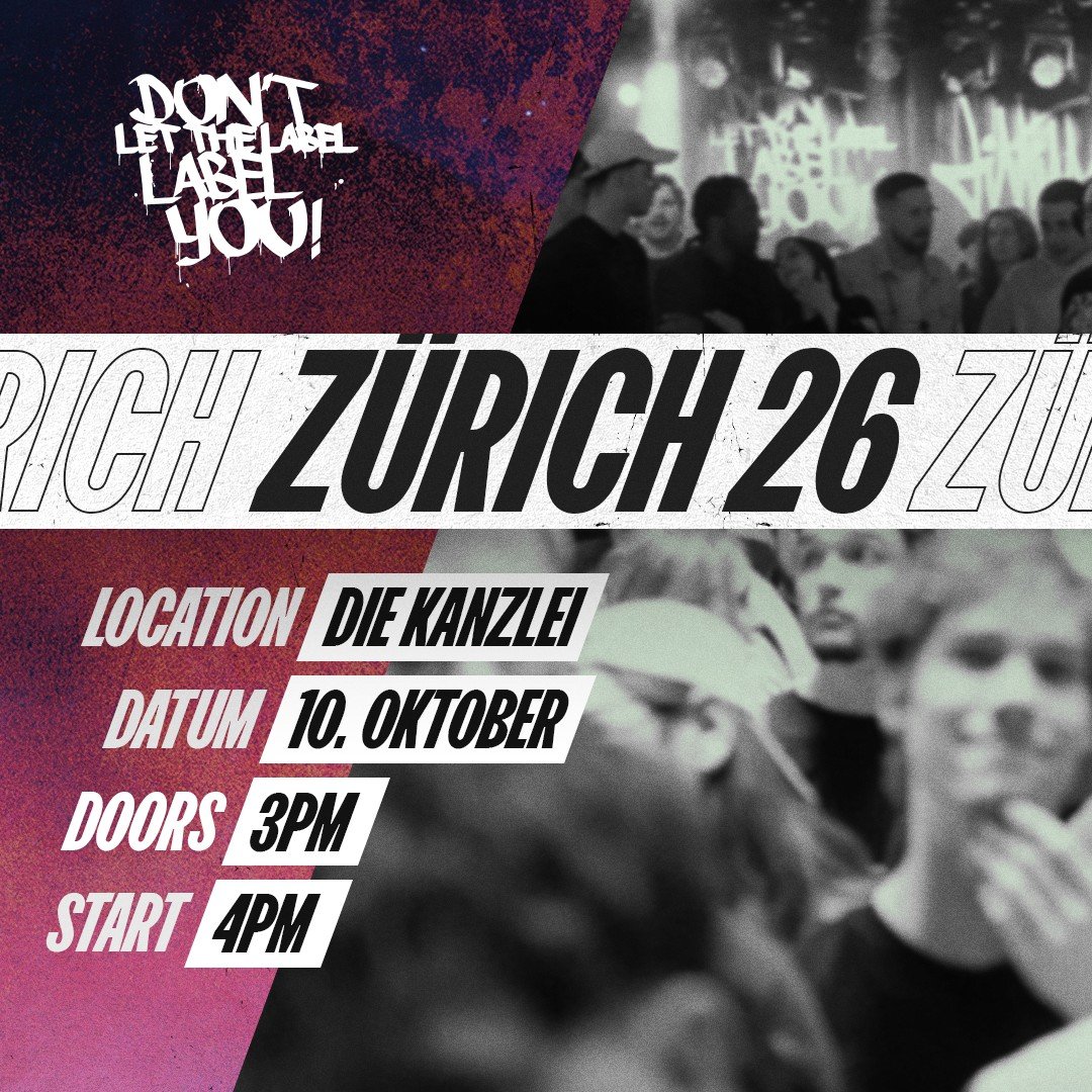 DLTLLY ZÜRICH '26 | 10.10.26 | DIE KANZLEI | SCHWEIZ