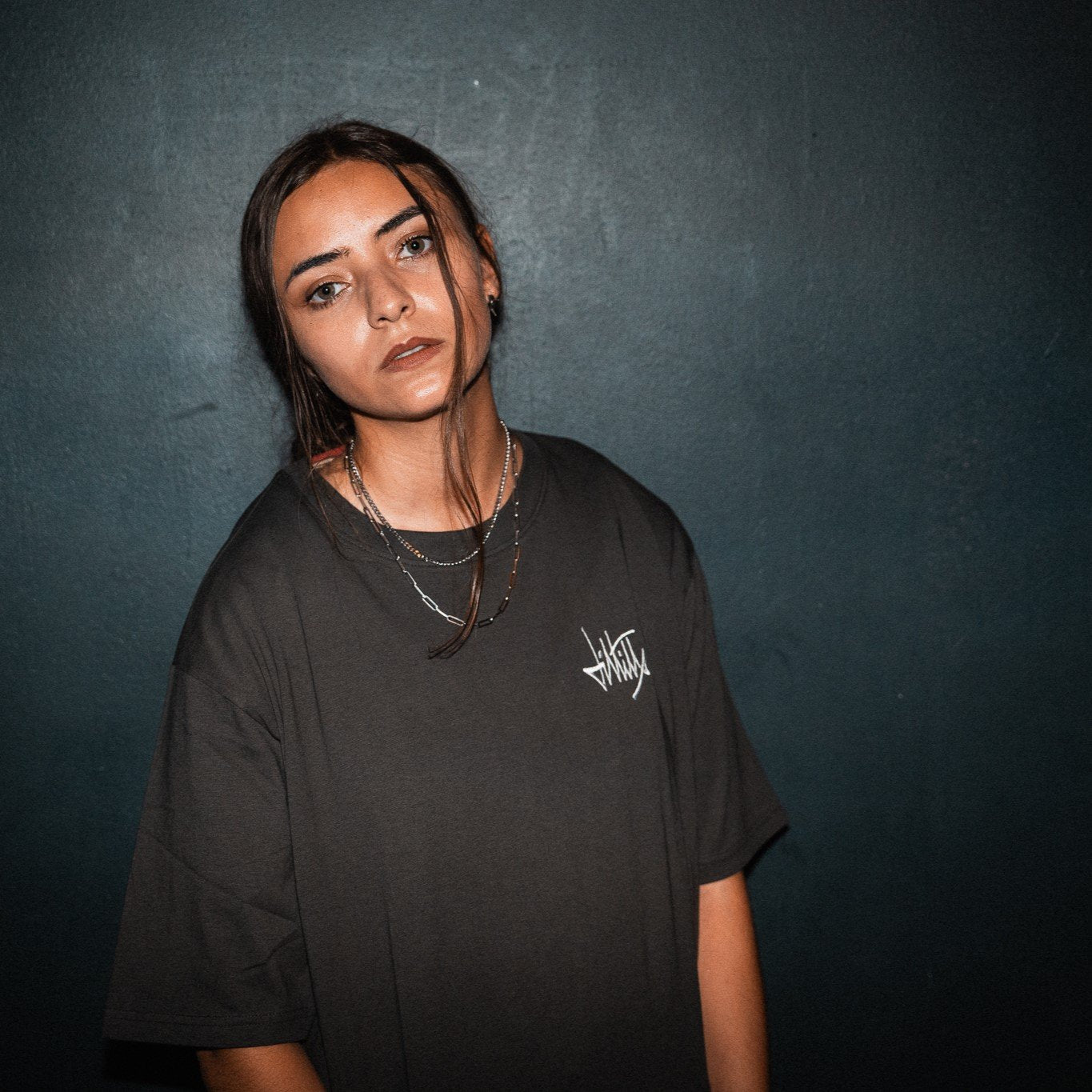 DLTLLY | OVERSIZED SHIRT STICK | FADED BLACK