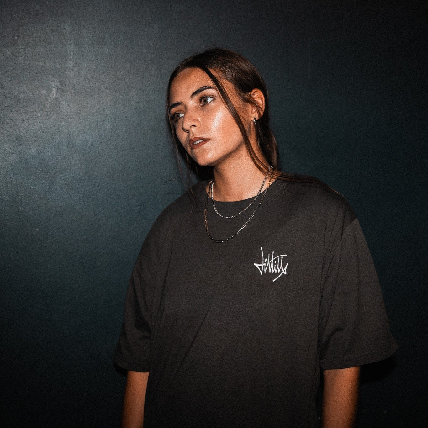 DLTLLY | OVERSIZED SHIRT STICK | FADED BLACK